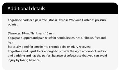 Professional Yoga Knee Pads 2 Pack - Premium Exercise Cushions