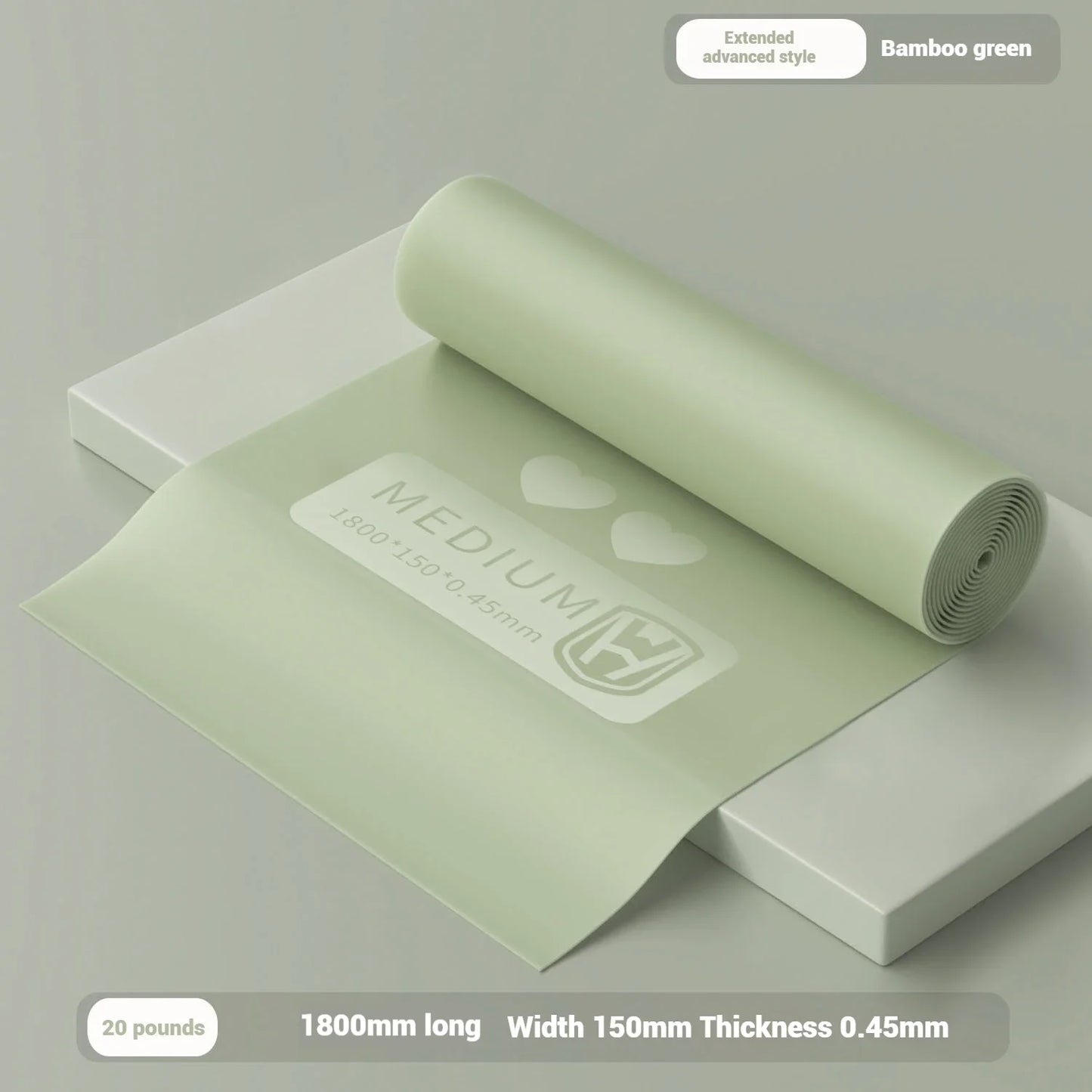 WOSWEIR Yoga Stretching Resistance Strap - Home Fitness & Latin Dance Stretch Band for Beginners