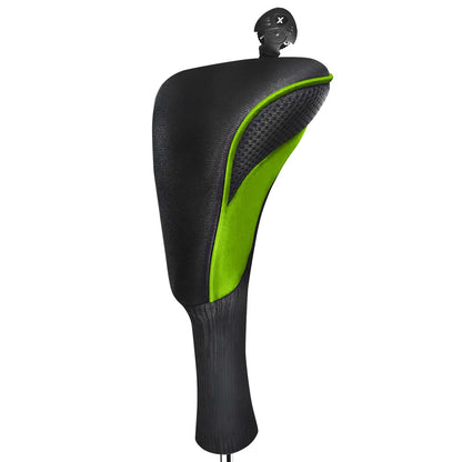 Premium Golf Club Head Covers for Woods & Hybrids - 1 Piece Long Neck Design