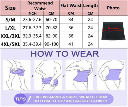 Men's Waist Trainer Sauna Sweat Belt - Slimming Body Shaper Corset for Stomach Fat Burning & Sport
