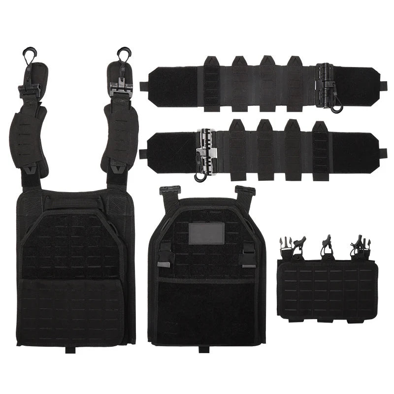 Tactical Multi-Functional Vest - Fast Detachable Lightweight Design