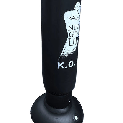 Inflatable PVC Punching Bag - Kids & Adult Fitness Training Boxing Column with Pressure Base
