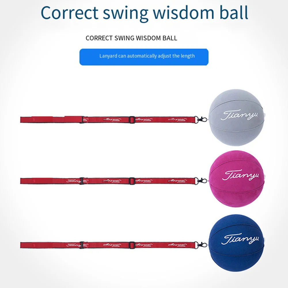 Inflatable Golf Swing Trainer - Portable Smart Ball for Arm Posture Correction and Training