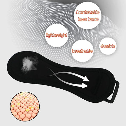 Premium Wide Patella Knee Strap - Adjustable Support Brace for Active Sports