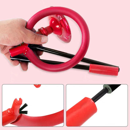 LED Light-Up Ankle Skip Ball - Fitness Bounce Ring for Kids & Adults - Self-Luminous Rotating Jump Toy