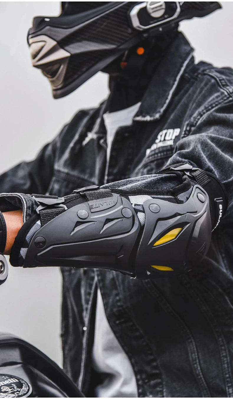 Motorcycle Knee and Elbow Protection Guards - Motocross Off-Road Racing MTB Pads