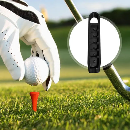Adjustable Golf Tee Height Regulator - Portable Tee Stand with 20-70mm Precision Positioning - Essential Golf Training Tool