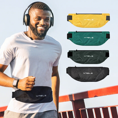 Waterproof Running Waist Bag - Ultra-Thin Elastic Sports Phone Holder for Outdoor Fitness