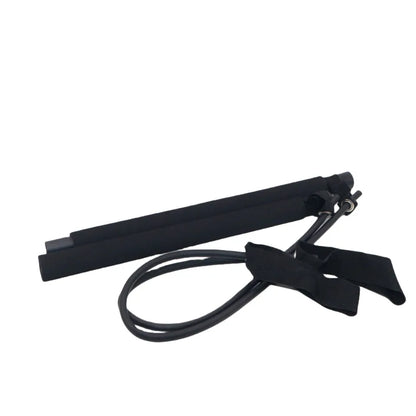 Adjustable Pilates Bar - Portable Home Fitness Rod with Resistance Bands for Yoga, Stretching & Toning Workouts