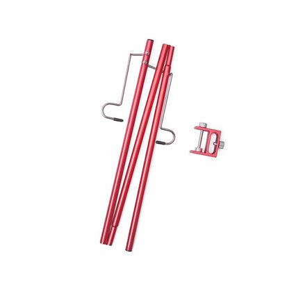 Portable Camping Lantern Stand - Detachable Tabletop Light Holder with Hangers for Hiking & Tourist Equipment
