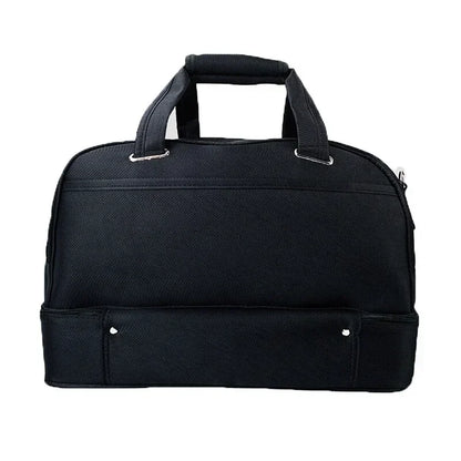 PGM Authentic Men's Golf Clothing Bag YWB005 - Double-Decker All-Black Design with Super Large Capacity, High-End Ball Bag