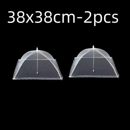 Foldable Mesh Food Cover - Pop-Up Umbrella Style Protector