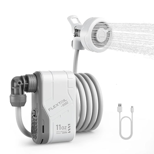 Portable Electric Camping Shower Pump IPX7 Waterproof – FLEXTAIL Outdoor Shower for Car Wash, Dishwash (Without Box)