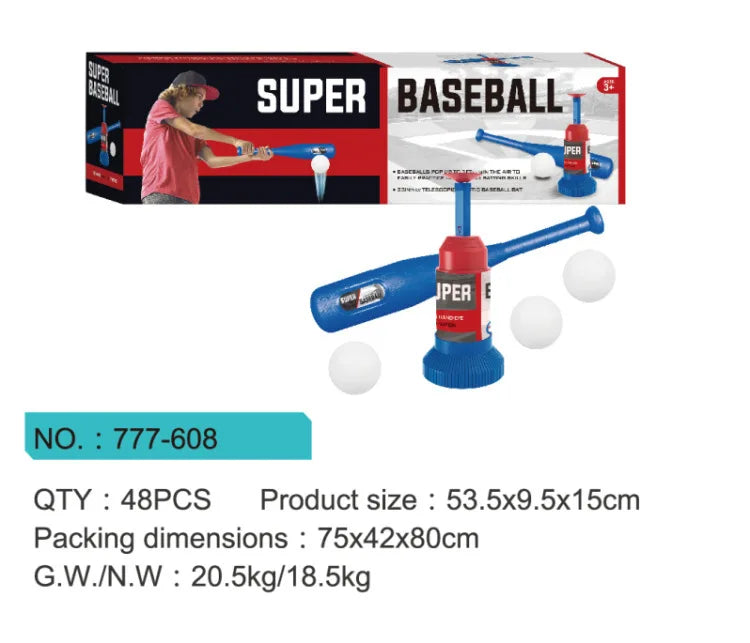 Adjustable Automatic Pitching Baseball Machine for Kids 3+ Years - Outdoor Toy Set Gift