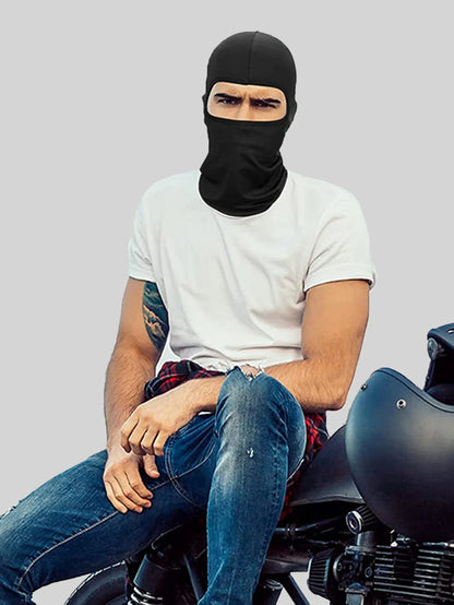 Breathable Mesh Motorcycle Balaclava - Full Face Sun Protection Mask for Cycling, Airsoft & Bicycle