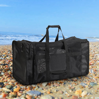 100L Mesh Duffle Gear Bag - Large Capacity for Scuba Diving, Snorkeling & Water Sports