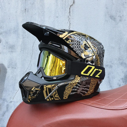Full-Face Off-Road Motorcycle Helmet - Model 903 - Electric Vehicle Mountain Downhill - All-Season