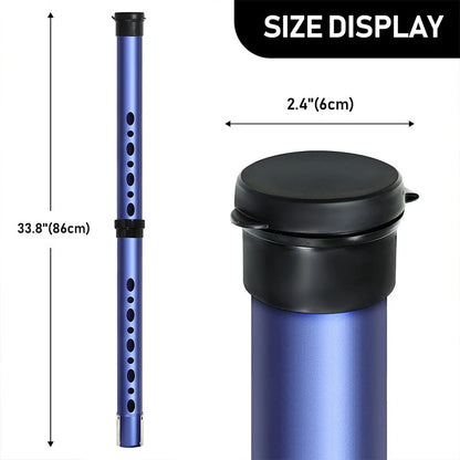Aluminum Golf Ball Picker Tube - No-Bend Ball Catcher & Collector for Practice & Training Accessories