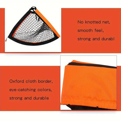 Portable Foldable Soccer Goals for Backyard – Mobile Training Football Net for Kids, Indoor & Outdoor Pop-Up Design
