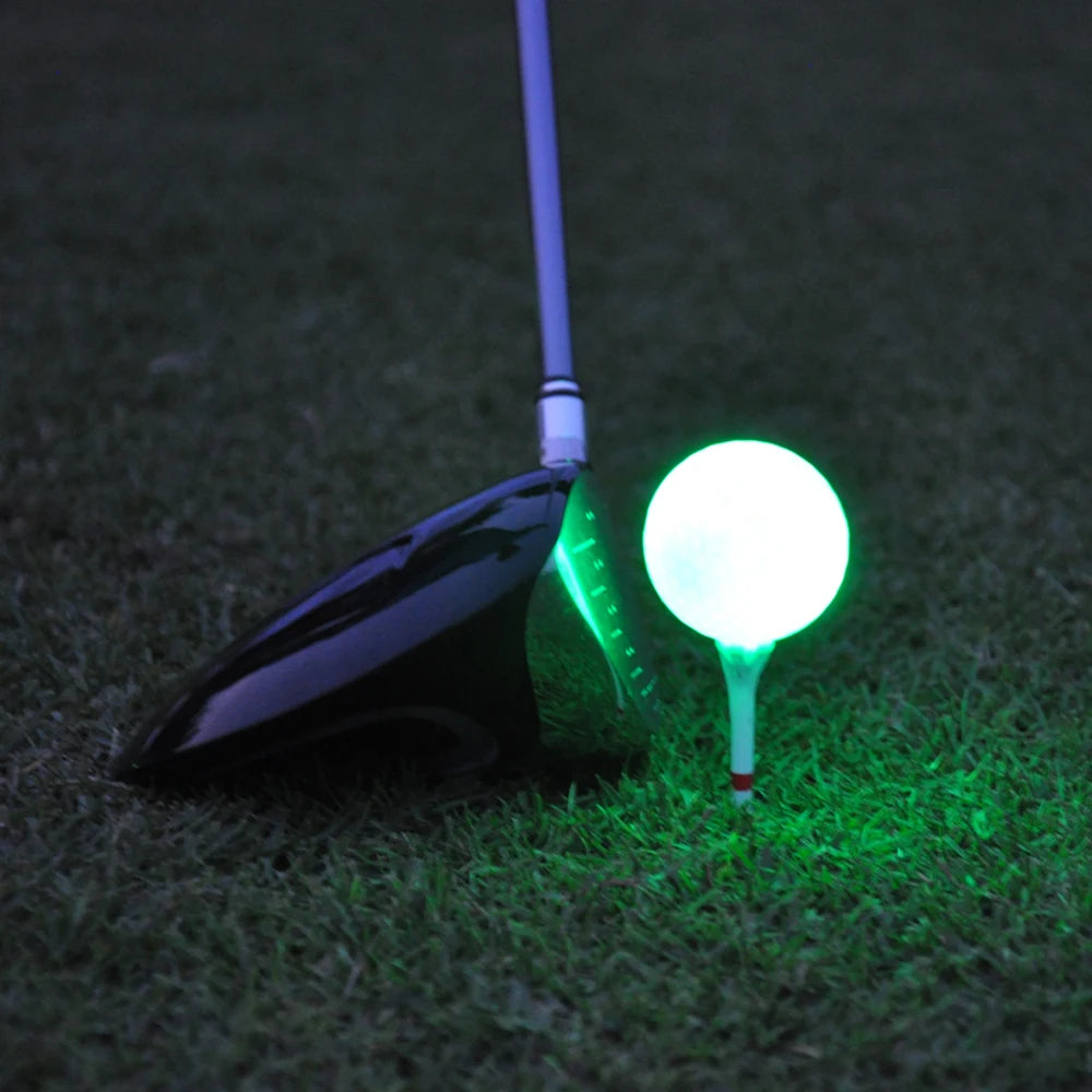 LED Golf Balls - 5 Pack Glow in the Dark Night Training Balls (Blue, Orange, Red, White, Green, Pink)
