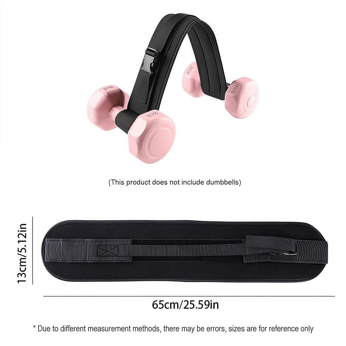 Hip Bridge Belt - Weightlifting Assist Strap for Squats, Planks, and Dumbbell Training with Hip Protection