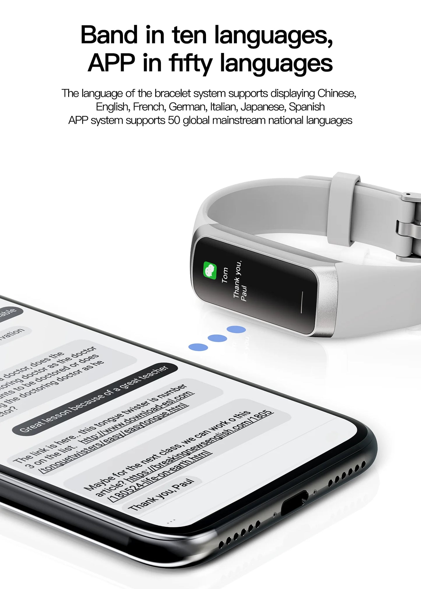 AMOLED Smart Watch - Heart Rate & Blood Oxygen Monitor with Waterproof Fitness Tracker for Sports