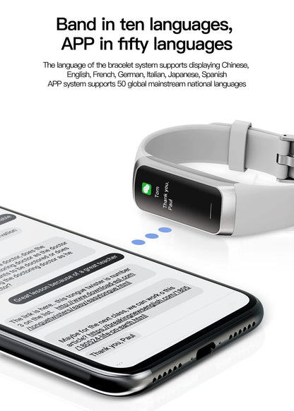 AMOLED Smart Watch - Heart Rate & Blood Oxygen Monitor with Waterproof Fitness Tracker for Sports