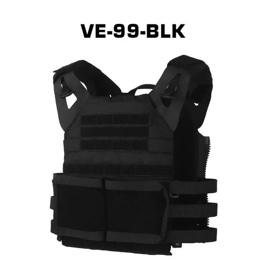 Tactical Sport Vest 2.0 - Breathable Adjustable Quick Release Nylon Carrier for Airsoft, Paintball & Outdoor Training