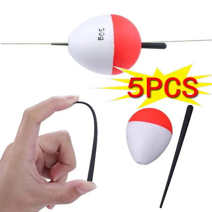 Premium Fishing Float Set - 5 Pieces, 8 Size Options, High Quality