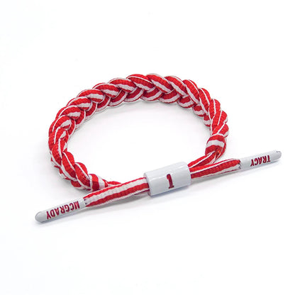 Basketball Star Braided Bracelet Sport Wristband Basketball Rope Pull Type Bracelet Gift for Men Boy Friend Fans