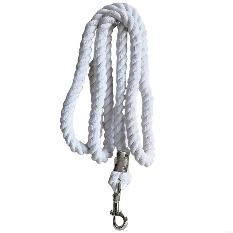Heavy Duty Cotton Weave Equestrian Halter - 652F Leading Rope for Horses & Livestock