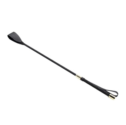 Equestrian Training Whip - 45/54cm PU Leather Riding Crop with Anti-Slip Grip for Beginners, Outdoor Racing & Performance