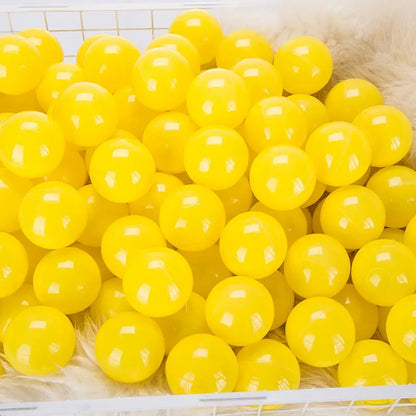 Colorful Ocean Ball Pit Balls - Eco-Friendly Non-Toxic Plastic Play Balls 5.5cm (50pcs Love & Star Shapes)