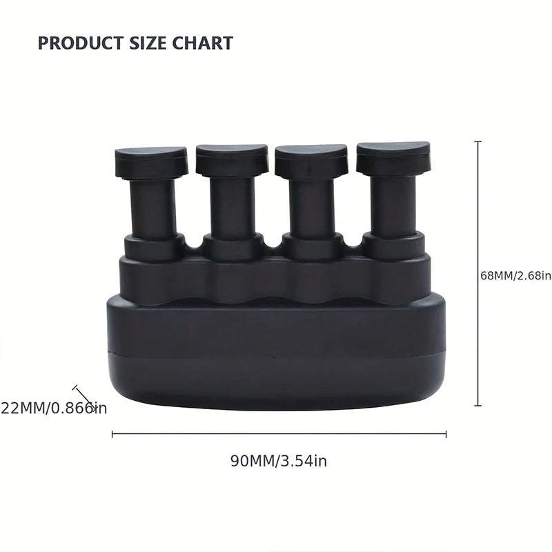Hand-Held Finger Exerciser - Strength Trainer for Piano, Guitar, and Home Fitness Training