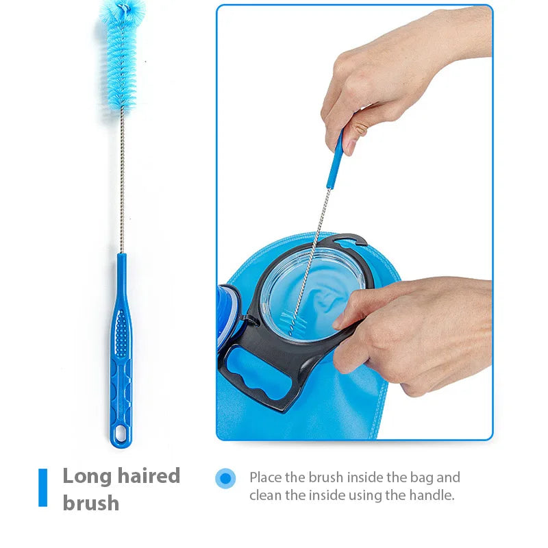 Multifunction 4-in-1 Water Bladder Cleaning Kit - Complete Hydration System Maintenance Tool for Outdoor Camping