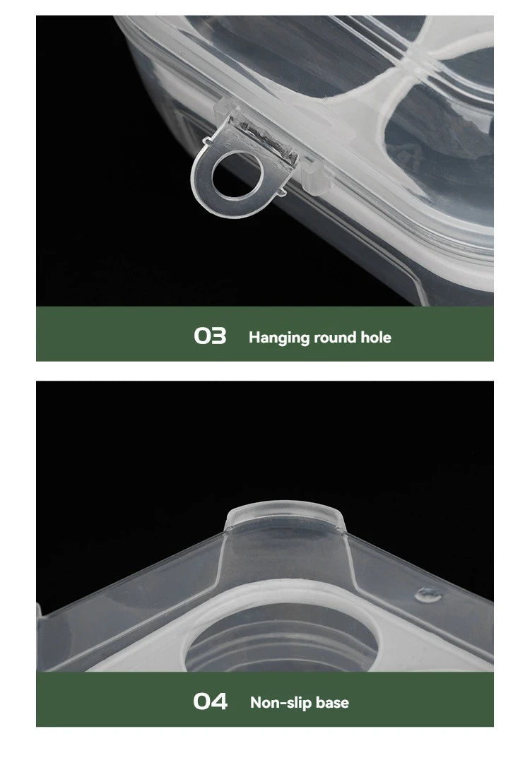 Portable Camping Egg Storage Container - Shockproof Outdoor Egg Carrier Box with Shatterproof Protection for Travel and Home