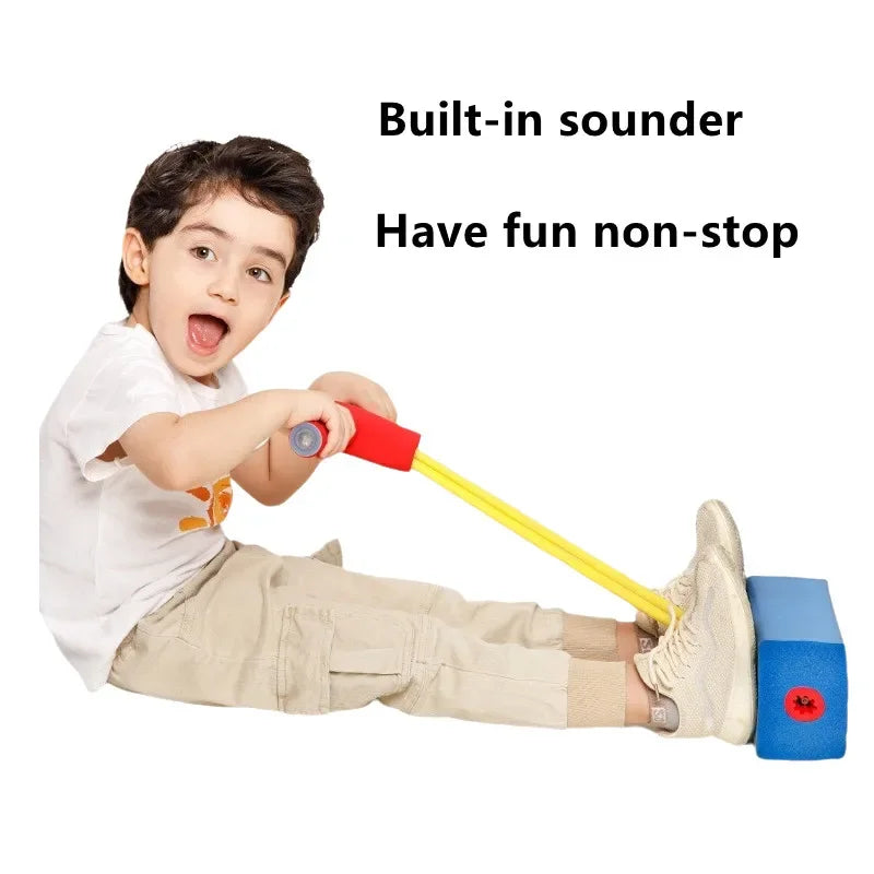 Frog Jumping Balance Toy - Outdoor Exercise Equipment for Kids Growth & Fitness with Sound