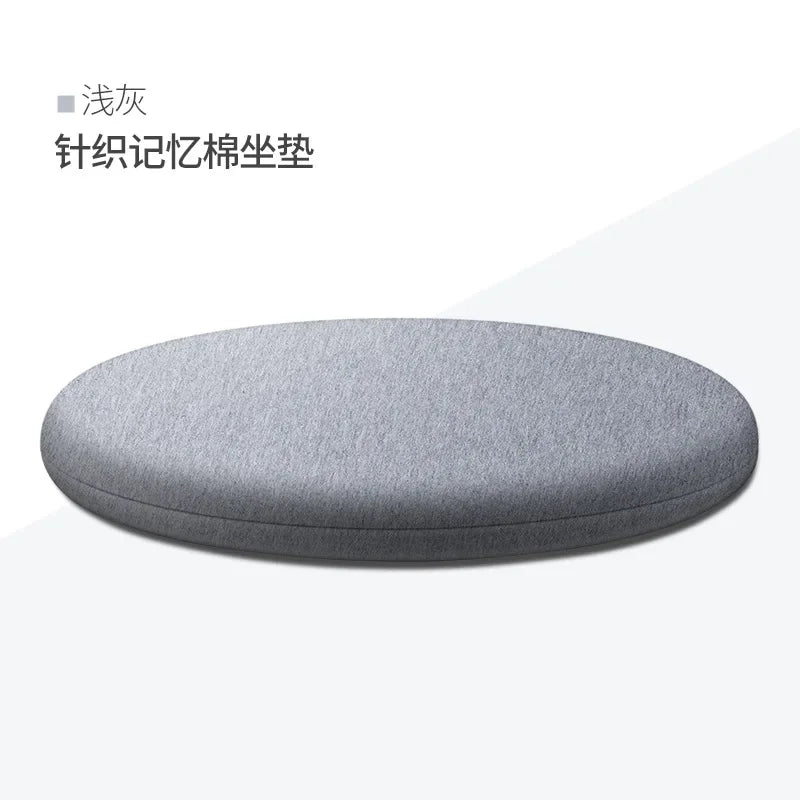 Japanese-style Circular Memory Foam Cushion, Tatami Knitted Cotton Chair Cushion, Office Chair Round Pillow