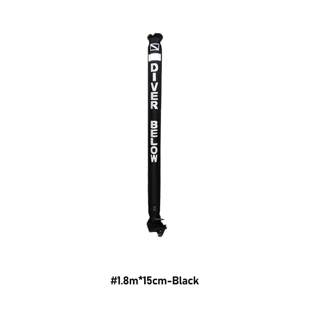 Professional Scuba Diving Safety Signal Tube - High Quality Inflatable Surface Marker Buoy (SMB) - 1.2M/1.5M/1.8M Diver Below Safety Sausage