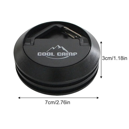 Multi-Purpose Magnetic Camping Hook - Portable Tent Ceiling Clamp with Suction Cup for Outdoor Rope & Lamp Storage