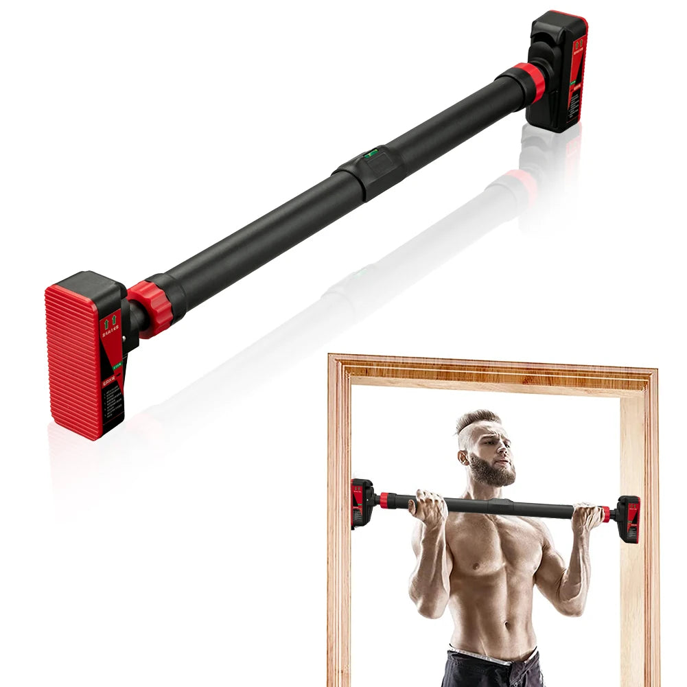 Adjustable Doorway Pull-Up Bar with Level Gauge — 200kg Capacity