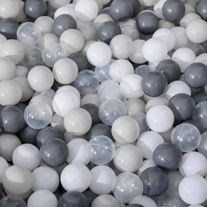 Colorful Ocean Ball Pit Balls - Eco-Friendly Non-Toxic Plastic Play Balls 5.5cm (50pcs Love & Star Shapes)