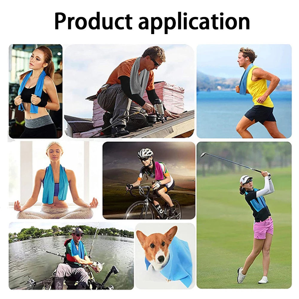 Quick-Dry Microfiber Sports Towel - Super Absorbent & Lightweight for Gym, Swimming, Yoga, Beach & Camping