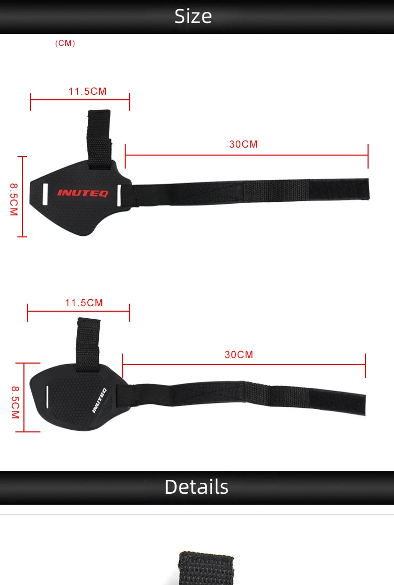 Motorcycle Shifter Boot Cover - Anti-Slip Protective Shoe Pad Shield