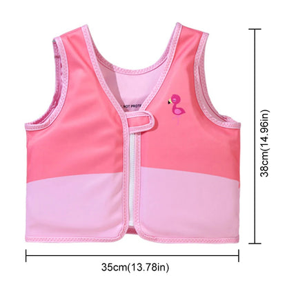 Children's Cartoon Swimming Life Vest - Toddler Buoyancy Aid Jacket for Pool Safety