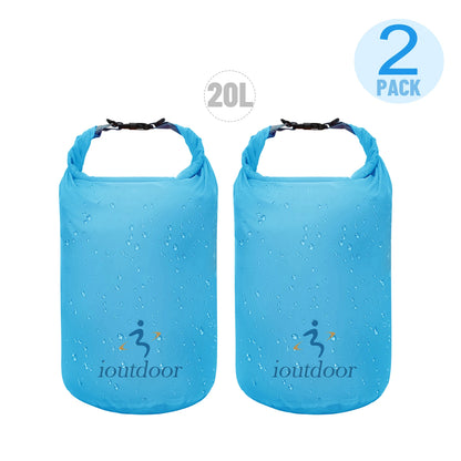 Waterproof Dry Bag 10L - Lightweight Combo Wet/Dry Bag for Kayaking Swimming Fishing Rafting - 210T Polyester