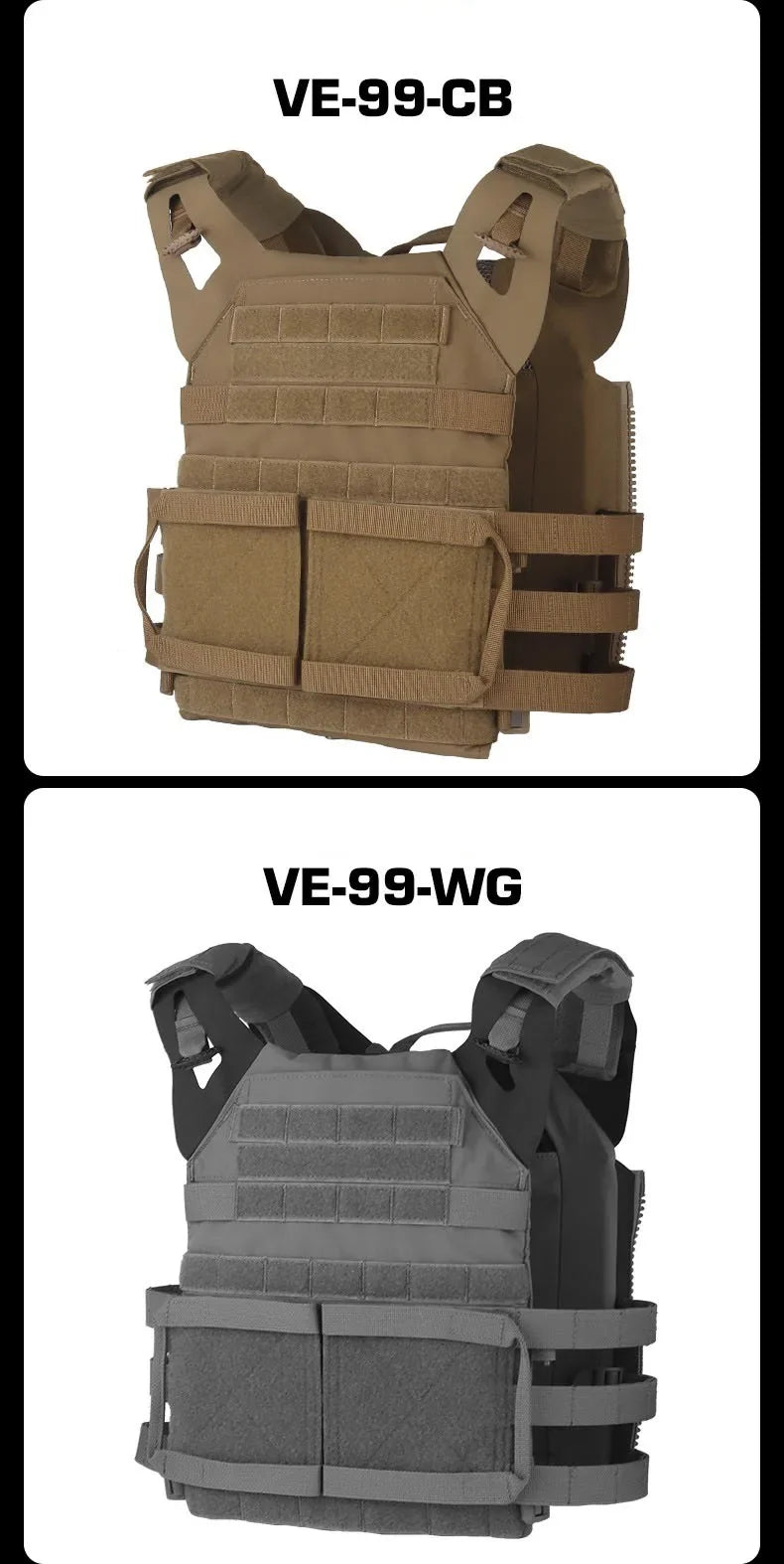 Tactical Sport Vest 2.0 - Breathable Adjustable Quick Release Nylon Carrier for Airsoft, Paintball & Outdoor Training