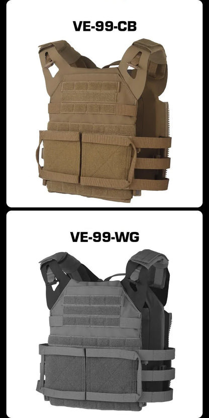 Tactical Sport Vest 2.0 - Breathable Adjustable Quick Release Nylon Carrier for Airsoft, Paintball & Outdoor Training