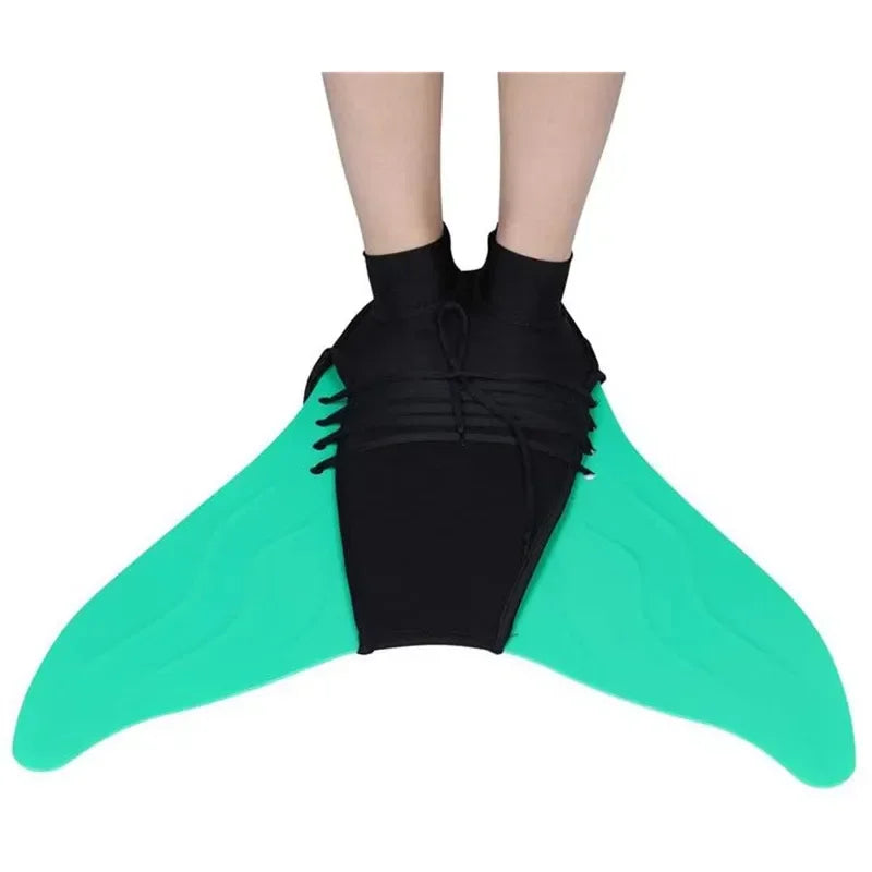 Mermaid Monofin Swimming Flipper for Training & Recreation - Adult & Kids Sizes Available