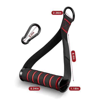 Exercise Handles for Cable Machines & Resistance Bands - 2 Pack